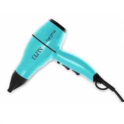 Harizma Профессиональный компактный фен для волос / Elfin, 1900 Вт, голубой 15980