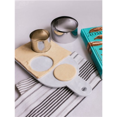 Доска разделочная «Белый Восток», 34.5×16.7×1.7 см, меламин, сервировочная, белая