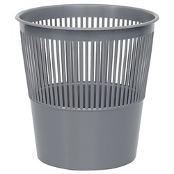 Корзина для бумаг  9 литров серая сетчатая КР22 Стамм