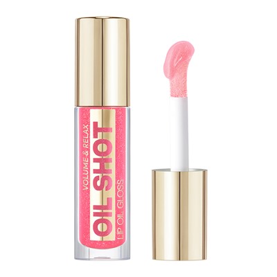 Масло-блеск для губ OIL SHOT volume & relax 301 Sparkling Rose