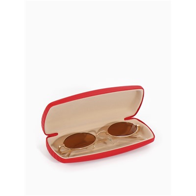 Футляр для очков на хлопушке, размер 16×6.5×3.5 см, красный