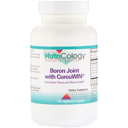 Nutricology, Бор для суставов с CurcuWin, 120 вегетарианских капсул