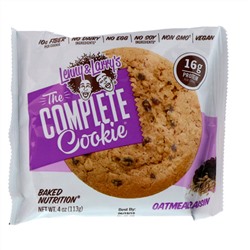 Lenny & Larry's, The COMPLETE Cookie, Oatmeal Raisin, 12 Cookies, 4 oz (113 g) Each