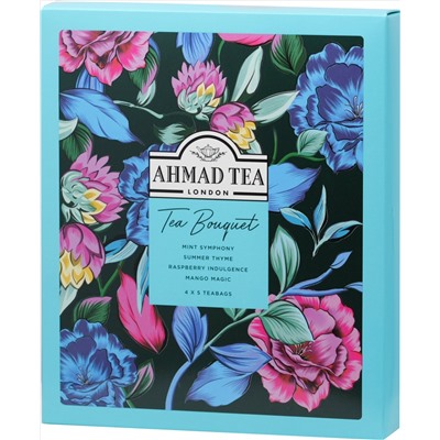 AHMAD TEA. Новый год. Ассорти Чайный букет (в ассортименте) карт.упаковка, 20 пак.