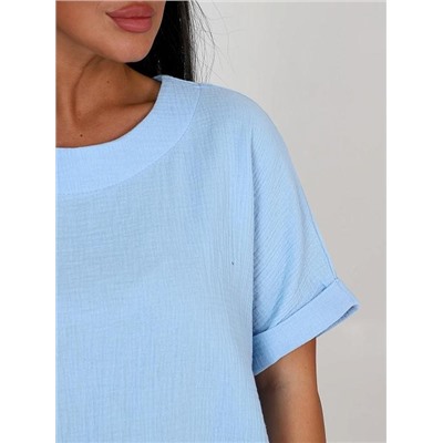 Футболка "Джил" (Голубой)