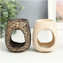 УЦЕНКА Аромалампа керамика «Классика» МИКС 6.5×6.5×8.5 см