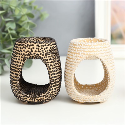 УЦЕНКА Аромалампа керамика «Классика» МИКС 6.5×6.5×8.5 см