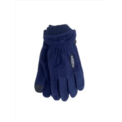 Утеплённые мужские перчатки  цвет синий