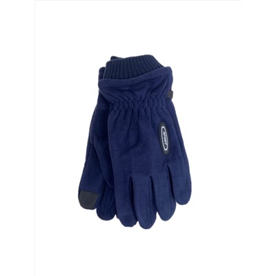 Утеплённые мужские перчатки  цвет синий