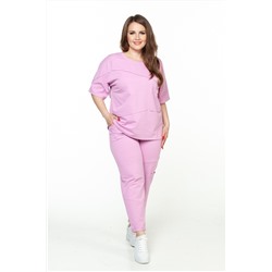 Туника футер 2-х нитка  4120/04/Розовый