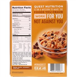 Quest Nutrition, Протеиновый батончик, шоколадная крошка, песочное тесто, 12 штук, 2,12 унц. (60 г) каждый