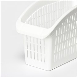 Корзина для хранения IDEA, пластик, 29×13×17 см, белая