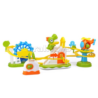 Игровой набор-трек "Динозавры поднимаются по лестнице" в коробке