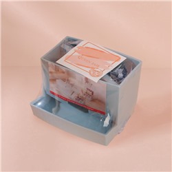 Органайзер для ватных палочек, с крышкой, 9×6.5×7.5 см, МИКС