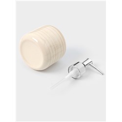 Набор аксессуаров для ванной комнаты «Жаклин», 3 предмета, мыльница, дозатор для мыла, стакан, бежевый