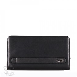 Клатч мужской кожаный 20915 black Pratero