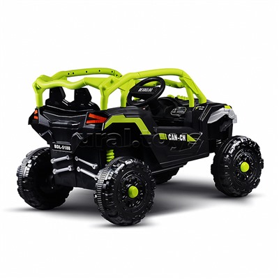 Электромобиль детский "Багги" (цвет зеленый)