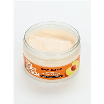 Крем-баттер для тела Very juicy peach, питание и увлажнение, с ароматом персика, 250 г, PICO MICO