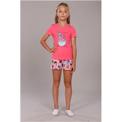 Пижама для девочки Кексы арт. ПД-009-027 (Розовый)