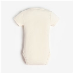 Боди детское «Крошка Я» Mery Xmas, рост 62-68 см, бежевое