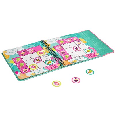 Компактные развивающие игры в дорогу "Сладкое королевство!" логическая игра