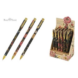 Ручка шариковая 0.38 мм "FLORA.BLACK NIGHT" синяя 20-0215/75 Bruno Visconti