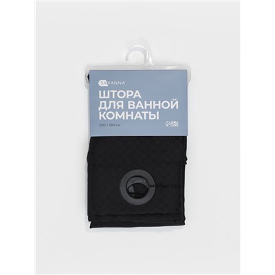 Штора для ванной SAVANNA «Богемия», 200×180 см, полиэстер