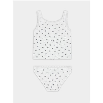 КОМПЛЕКТ ДЛЯ ДЕВОЧЕК (МАЙКА, ТРУСЫ) 447008