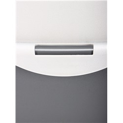 Лоток для кошек Фур-Мур 48×35.5 см с бортом + совок, Soft-touch, смоки