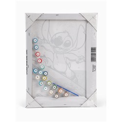 Картина по номерам с подрамником «Стич сёрфер», 30×40 см