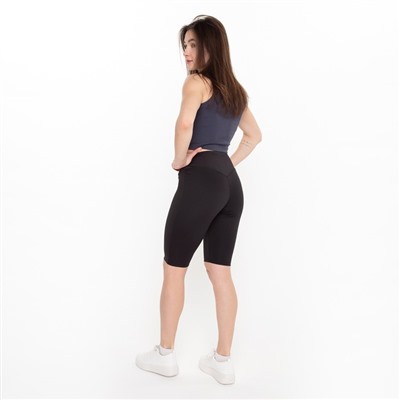 Велосипедки женские, цвет чёрный, размер 44