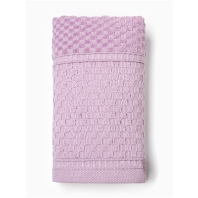 Полотенце махровое LoveLife «Ордос» 70×130 см, лавандовое, 100% хлопок, 430 г/м²