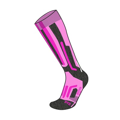 Термоноски трикотажные для девочек (высокие)