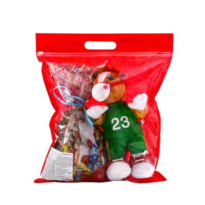 Сладкий новогодний подарок «Тимошка», конфеты + игрушка, детский, 500 г