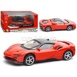 Машинка die-cast Ferrari Race&Play, красная №2, 1:43