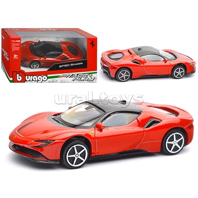 Машинка die-cast Ferrari Race&Play, красная №2, 1:43