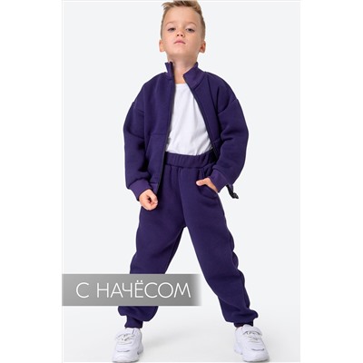 Теплый костюм для мальчика из футера с начесом Happyfox