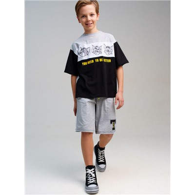 Комплект трикотажный для мальчиков: фуфайка (футболка), шорты