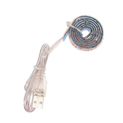 Фитолента для растений Luazon Lighting, светодиодная, 3.5 Вт, 0.5 м, IP65, 5 В, 60 LED/м, USB, SMD5050, мультиспектральная