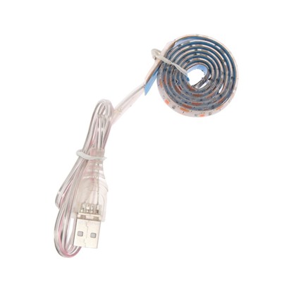 Фитолента для растений Luazon Lighting, светодиодная, 3.5 Вт, 0.5 м, IP65, 5 В, 60 LED/м, USB, SMD5050, мультиспектральная