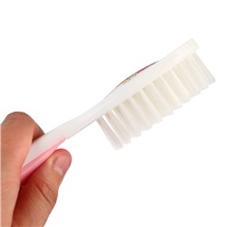 Расчёска детская, массажная щётка для волос в наборе Крошка Я «Мишка», от 0 мес., рукоятка, МИКС