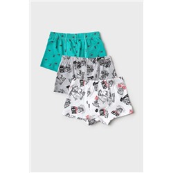 Трусы трикотажные для мальчиков - боксеры, 3 шт в комплекте PLAYTODAY, 1243491