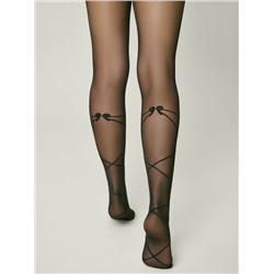 Нарядные CONTE Колготки с имитацией шнуровки с бантиком MERRY