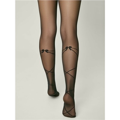 Нарядные CONTE Колготки с имитацией шнуровки с бантиком MERRY