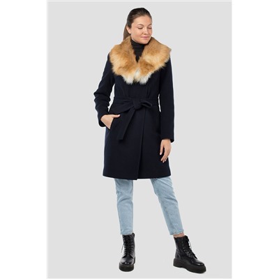02-2949 Пальто женское утепленное (пояс)