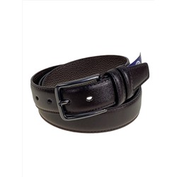 Ремень мужской из искусственной кожи, цвет шоколад