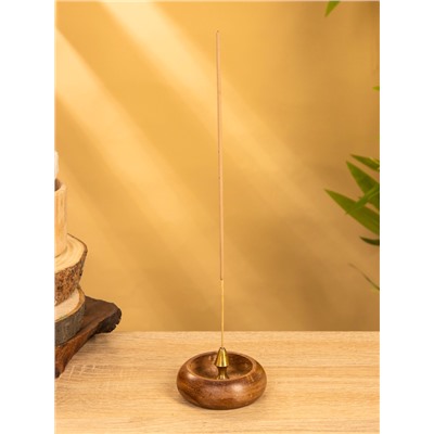 Подставка под благовония, 7×7×4.6 см, дерево шишам