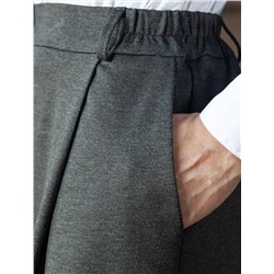 Брюки-палаццо на резинке сзади из джерси