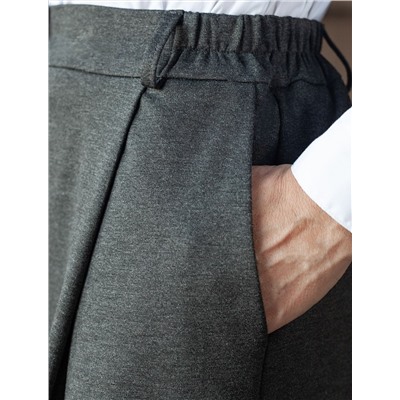 Брюки-палаццо на резинке сзади из джерси