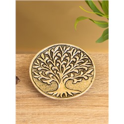 Подставка под благовония «Священное дерево», 10.5 см, алюминий